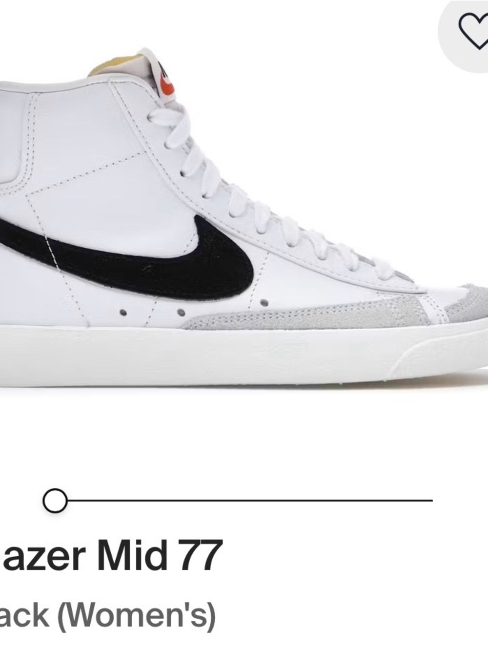Nike Mid-Top Sneakers in White and Black with Gray Suede Accents